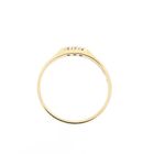 Image 5 of Gold ring with diamond; 0.03 ct.