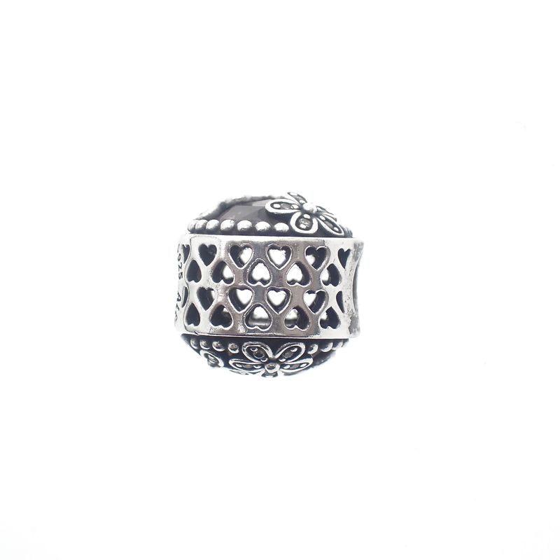 Image 4 of Pandora Moment charm; Silver; Dazzling Daisy