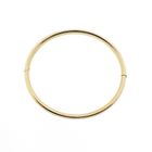 Image 3 of Gold smooth slave bracelet; Size M