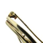 Image 4 of Vintage gold brooch with pearl.