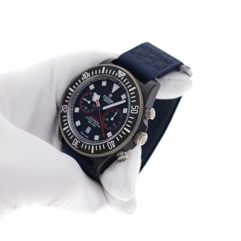 Image 8 of Tudor Pelagos FXD Chronograph 'Alinghi' 25807KN; Men's Chronograph Watch