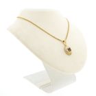 Image 6 of Gold pendant with sapphire and diamond | 0.01 ct.