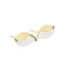 Image 7 of Two-tone gold stud earrings