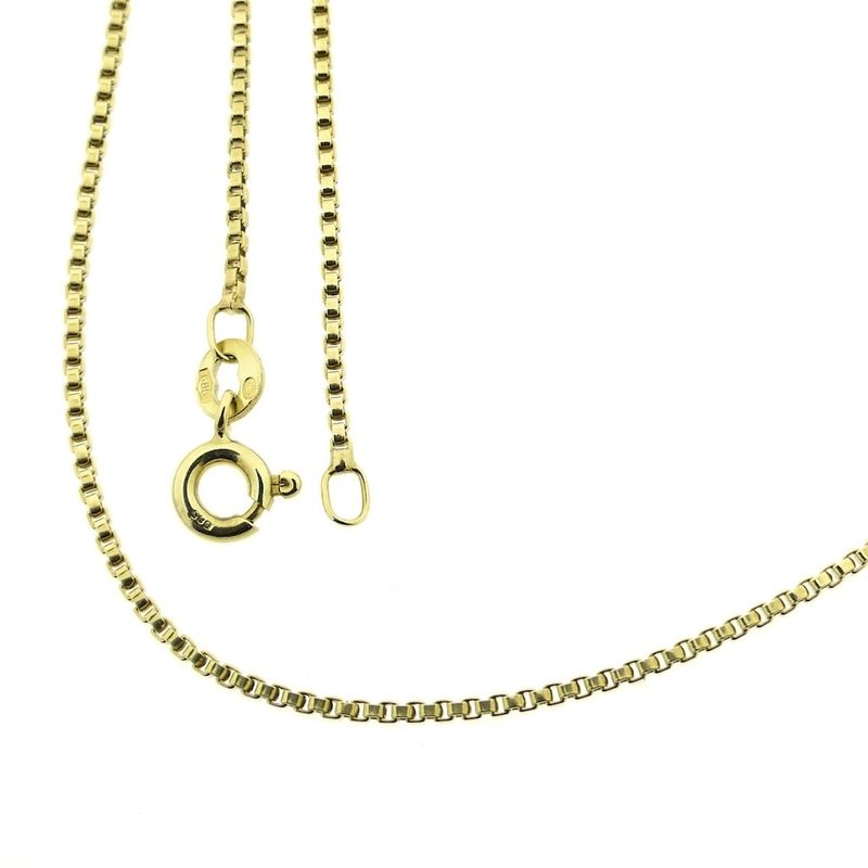 Image 1 of Golden Venetian link chain | 51 cm