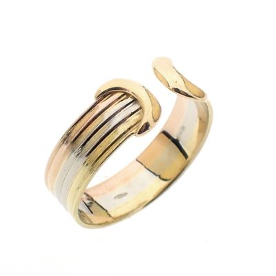 18 carat tricolor gold ring Image 1 of 18 carat tricolor gold ring