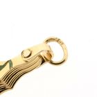 Image 9 of Gold pendant of a Spanish fan with enamel