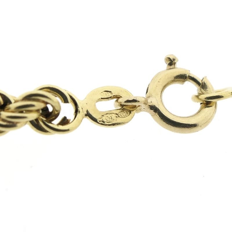 Image 6 of Gold twisted link chain | 51 cm
