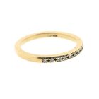 Image 5 of Gold ring with diamonds; 0.13 ct.