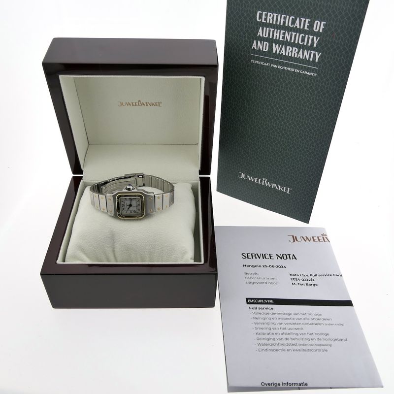 Image 17 of Cartier Santos 'Small' Automatic 0902; Vintage dames horloge