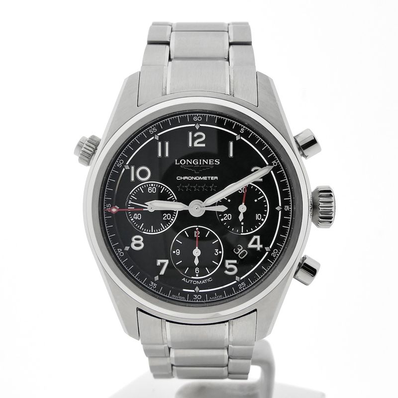 Image 1 of Longines Spirit Chronometer L3.820.4; Automatic chronograph men's watch