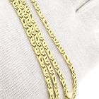 Afbeelding 7 van Gouden valkenoog schakelketting | 50 cm