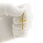 Image 14 of 19.2 ct gold pendant of a cross with corpus | INRI