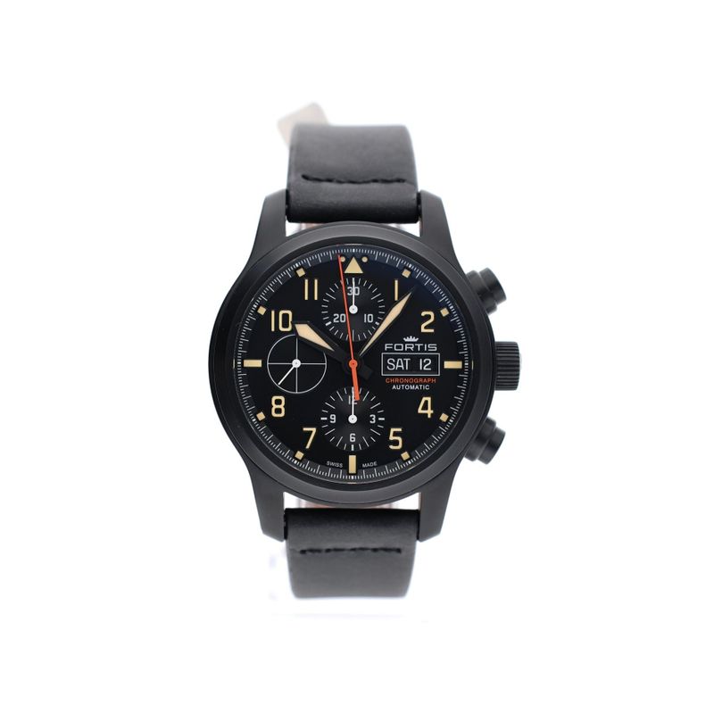 Image 1 of Fortis B-42 'Black Edition' Chronograph 656.18.141; Automatic Men's Watch