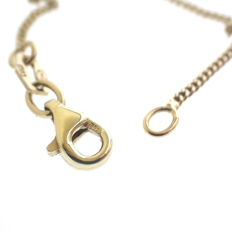 Image 5 of Gold thin gourmet link chain