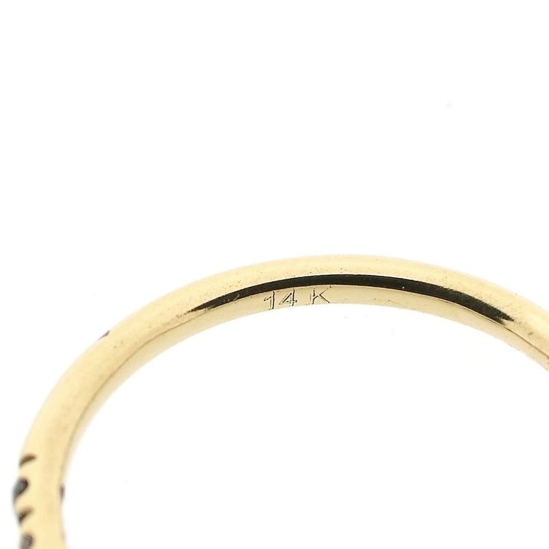 Image 6 of Gold Ring with Colored Zirconia