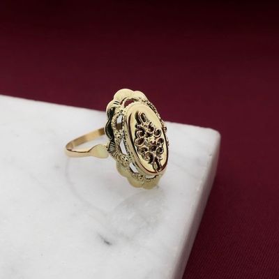 Image 2 of Gold Men's Ring; Art Nouveau