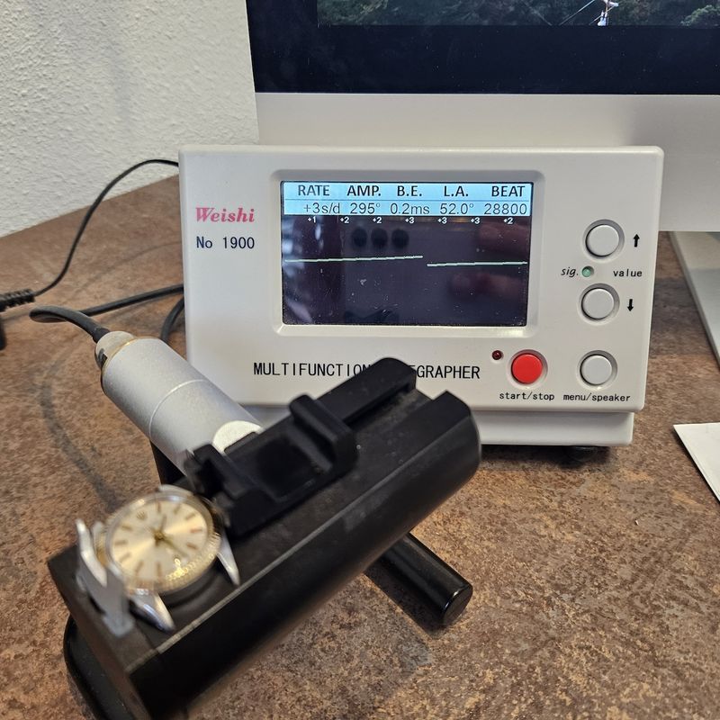 Image 20 of Rolex Oyster Perpetual 6719; Vintage 18k. goud/stalen dames horloge