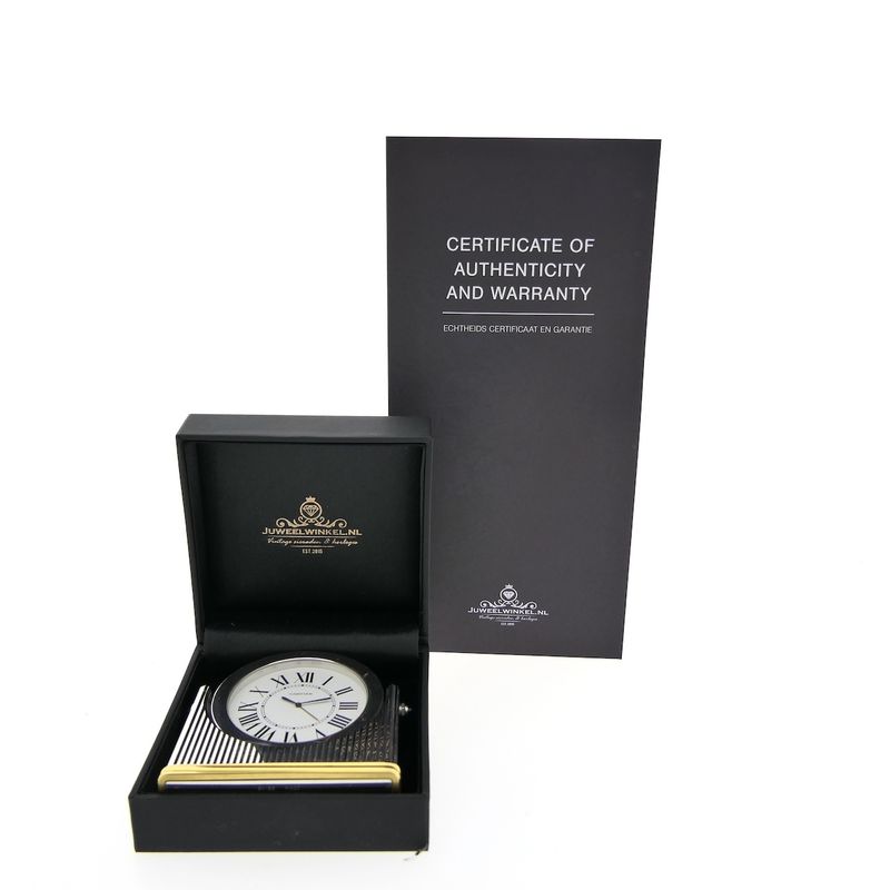 Image 4 of Cartier Ronde Personal Line; Table clock / Desk clock