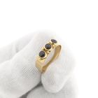 Image 9 of Gold ring with garnet stones | Vintage