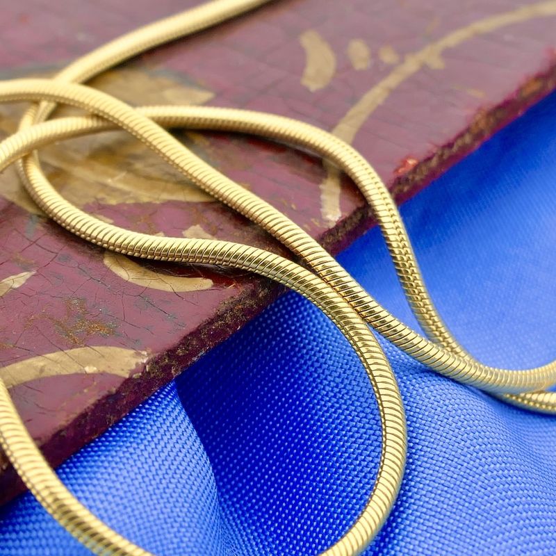 Image 9 of Gold snake link chain