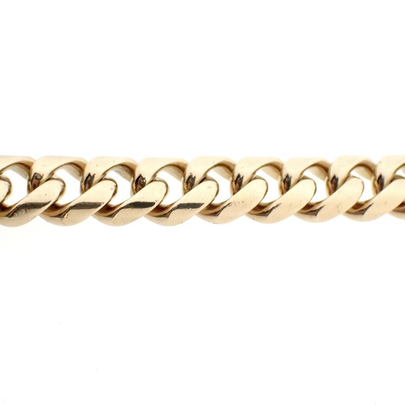 Image 8 of 18K Gold gourmet link bracelet | 20.5 cm