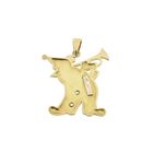 Image 5 of Gold pendant of a clown with zirconia