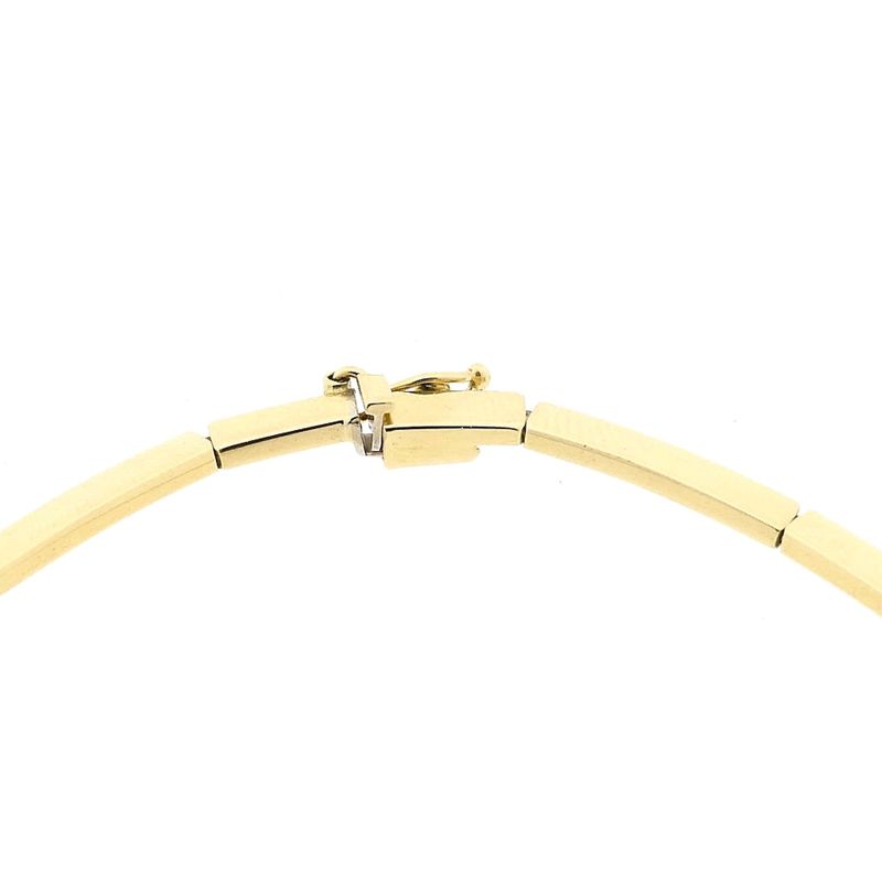 Image 5 of Golden Bar Link Necklace | 45 cm