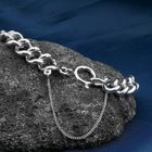 Image 2 of Solid silver gourmet link bracelet.