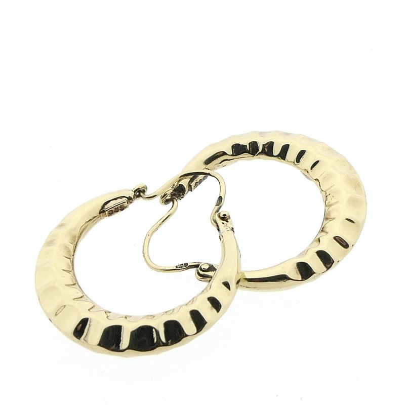 Image 6 of Gold subtle earrings | Ø 20.3 mm