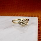 Image 2 of Gold ring with zirconia