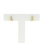 Image 1 of Two-tone gold stud earrings