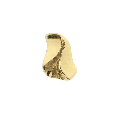 Image 1 of Gold pendant with an abstract shape
