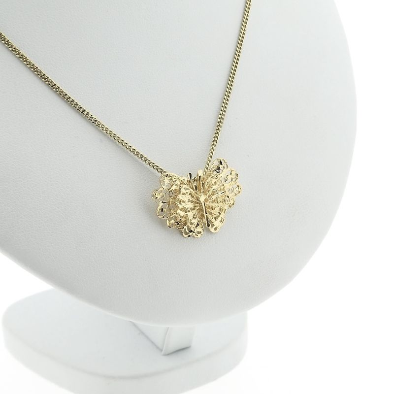 Image 4 of Gold pendant of a butterfly