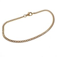 Gold gourmet link bracelet | 19 cm
