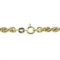Gold twisted link chain