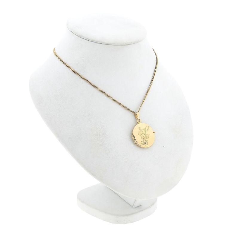 Image 5 of 14 Karat Gold Medallion Pendant