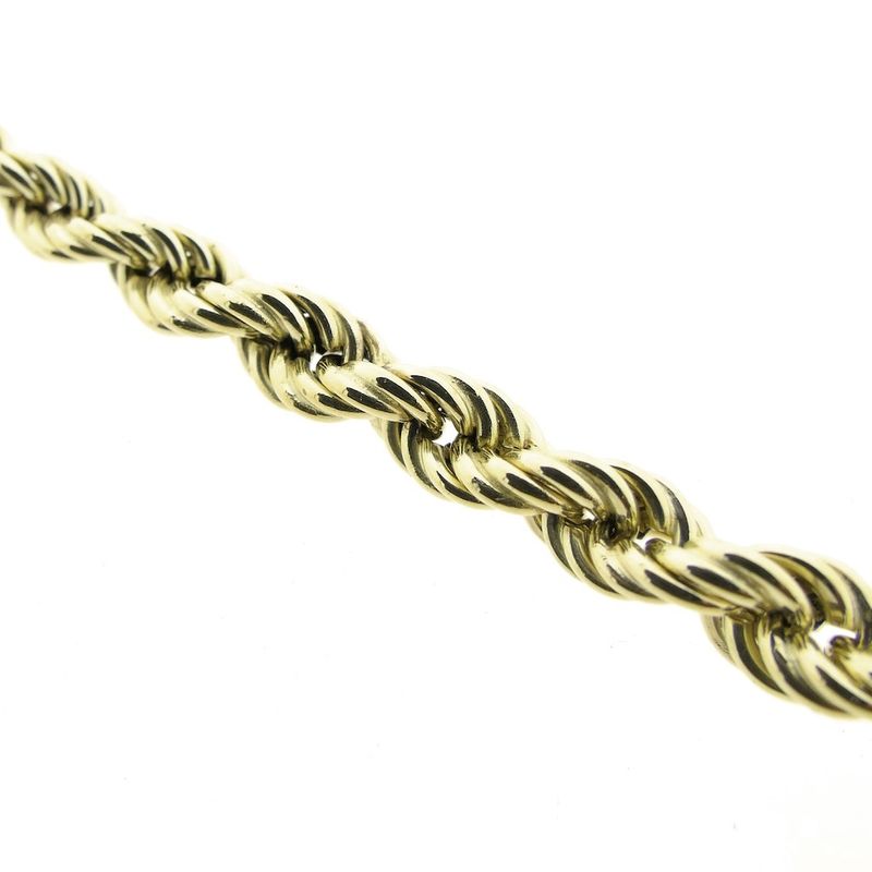 Image 5 of Gold twisted link necklace