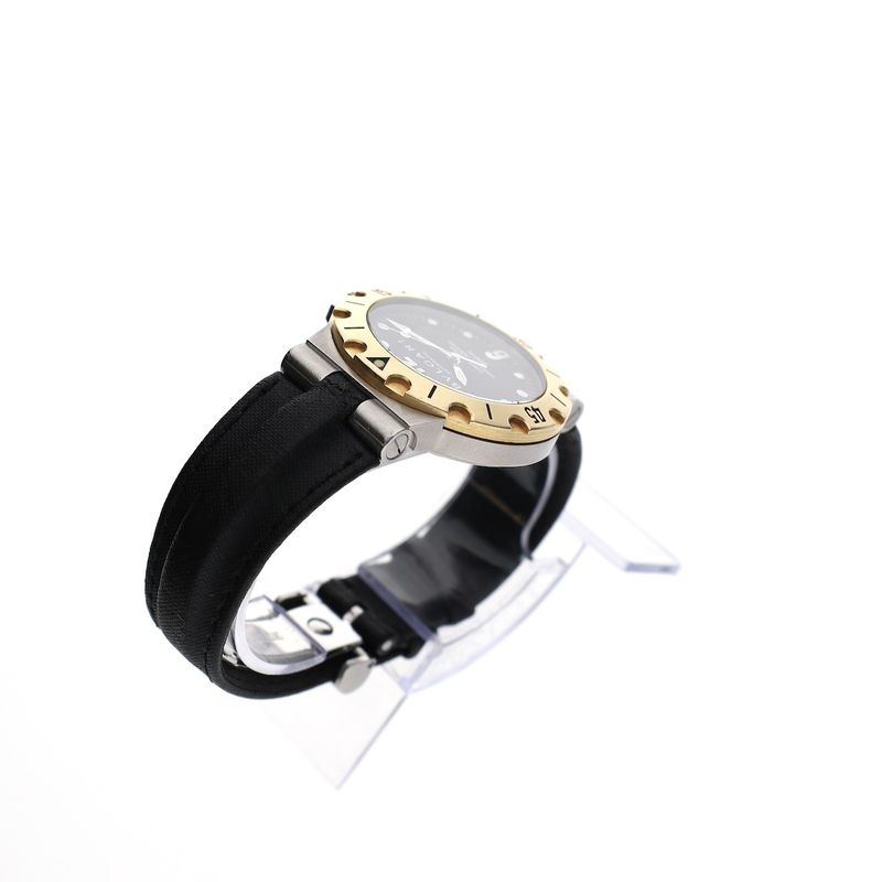 Image 10 of Bvlgari Diagono Diver SD38SG; Automatic gold/steel watch