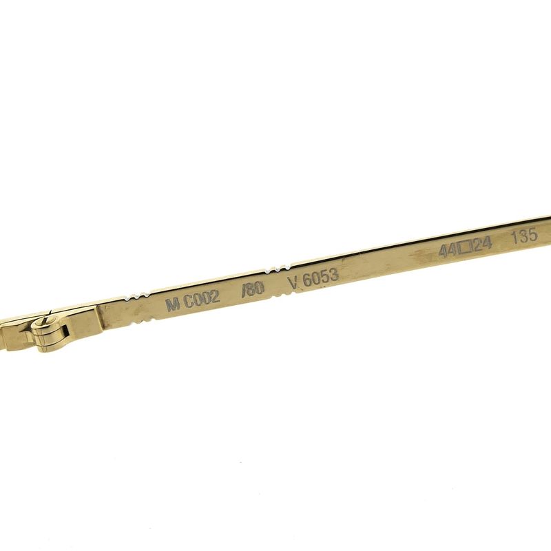 Image 9 of Vintage Chopard glasses with clear glass; Model: C002; Octagonal