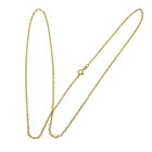 Image 4 of Gold anchor link chain | 61.5 cm