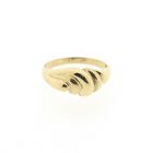 Image 3 of Gold croissant ring