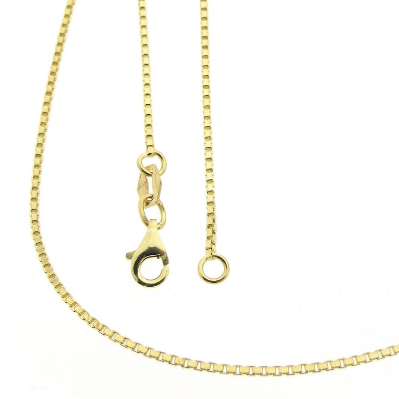 Image 1 of Golden Venetian link chain | 50.5 cm