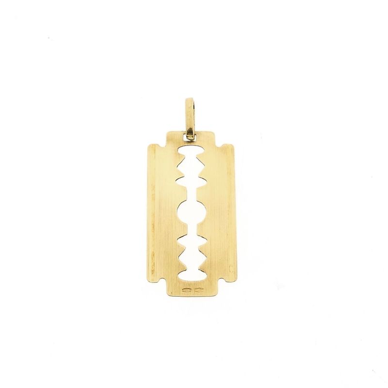 Afbeelding 1 van Gouden hanger Lame de Rasoir van Dinh Van