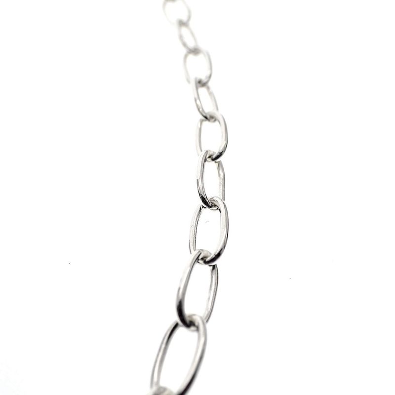 Image 5 of Silver anchor link necklace with hearts; ESPRIT