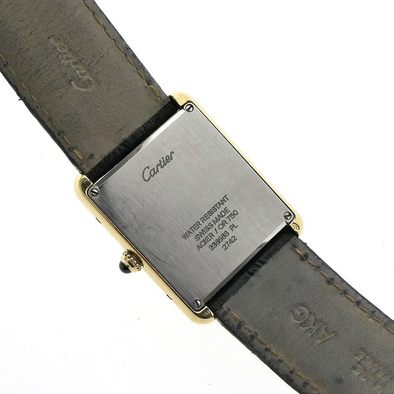 Image 6 of Cartier Tank Solo 'Large'; 18k gold watch