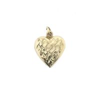 8 kt heart pendant
