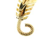 Image 6 of Vintage gold feather brooch