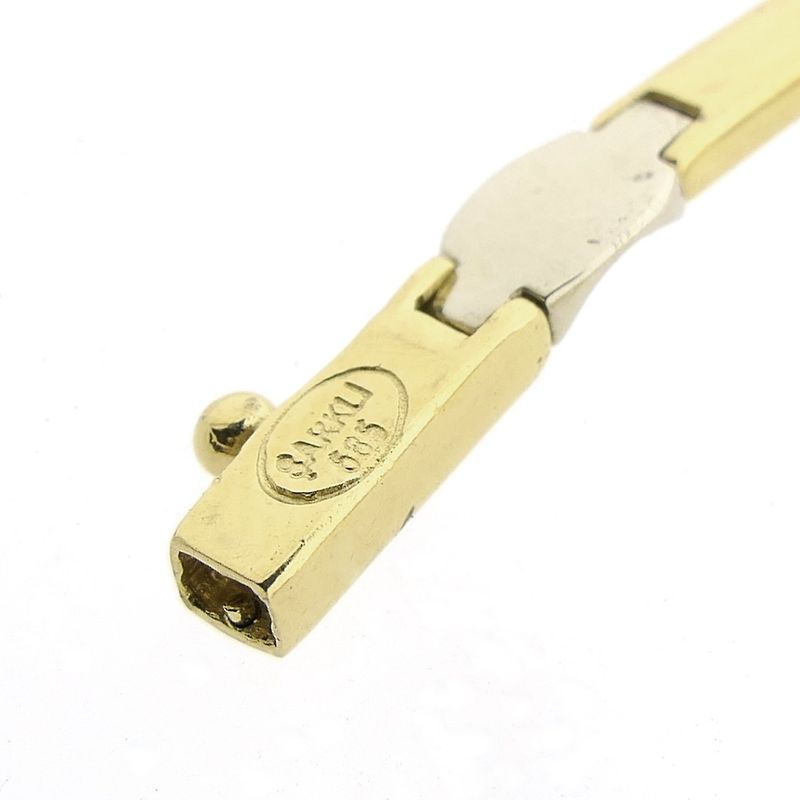 Image 7 of Bicolor gold fantasy link necklace