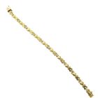 Image 8 of 18K Vintage gold fantasy link bracelet | 19 cm