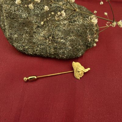Image 2 of Gold lapel pin, tie pin from the Eleven Cities Tour